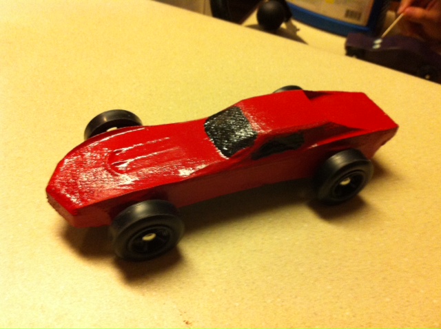 Pinewood Derby Car on Shopbot