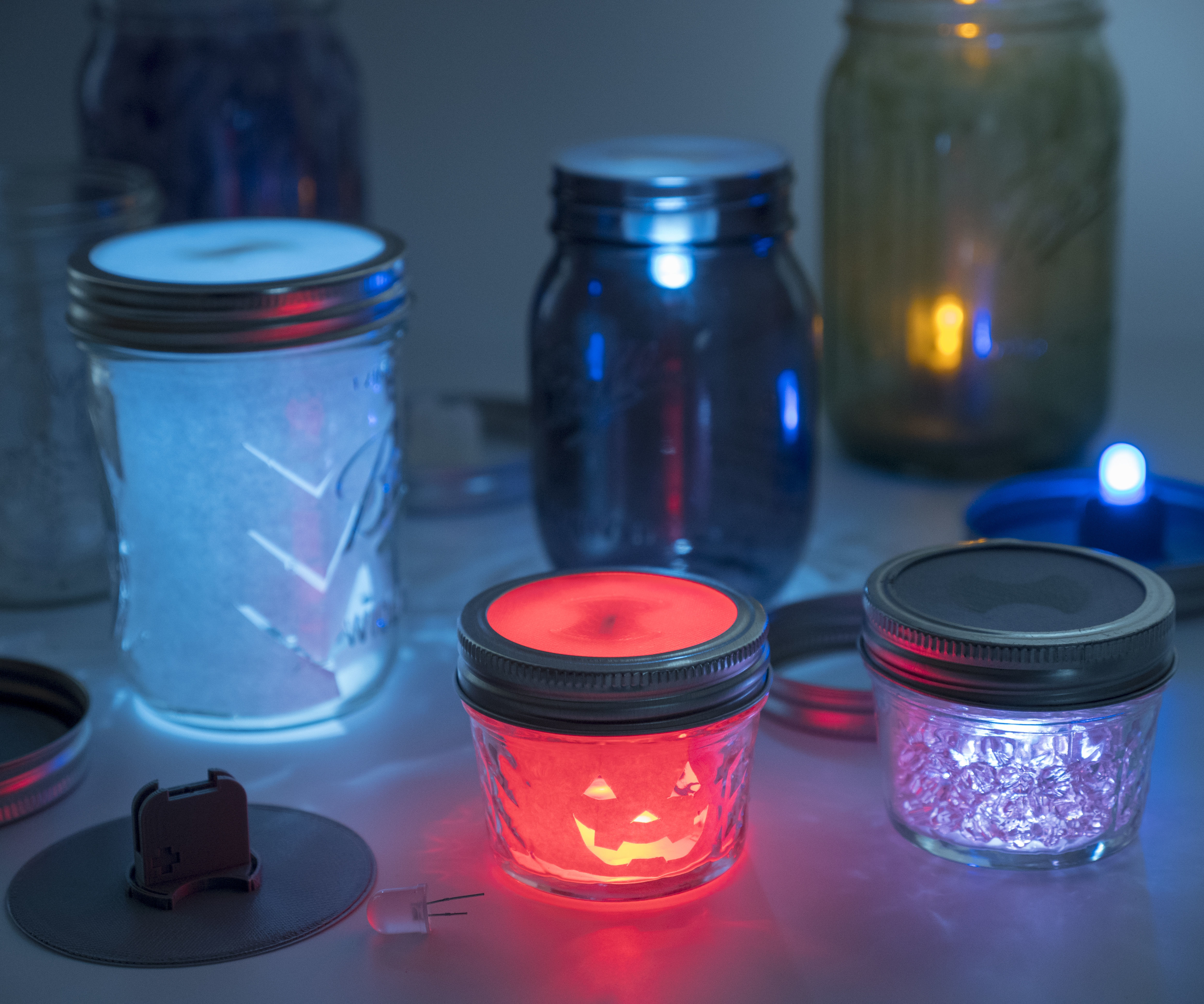 LED Mason Jar Lanterns