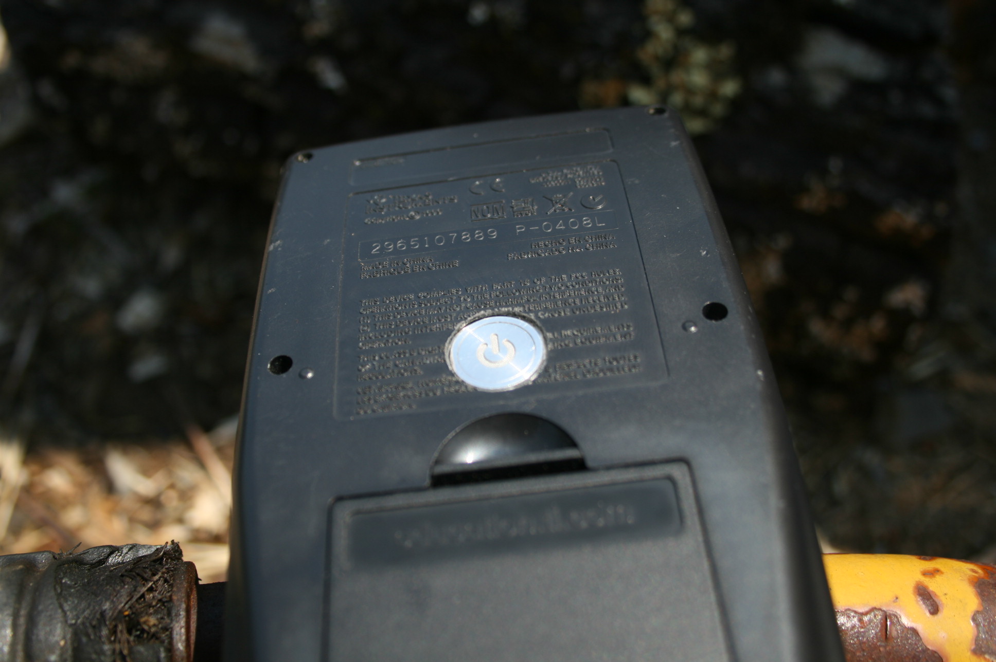 TI-83 power button mod
