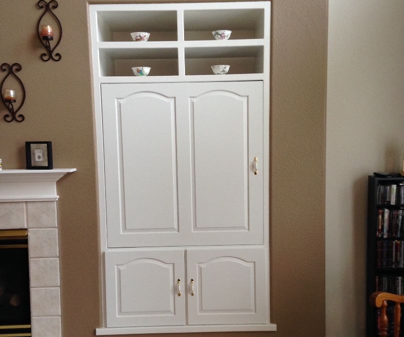 Hide Your TV Behind a Rotating Door