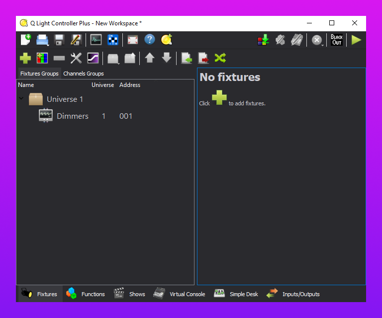 QLC+ Dark Theme