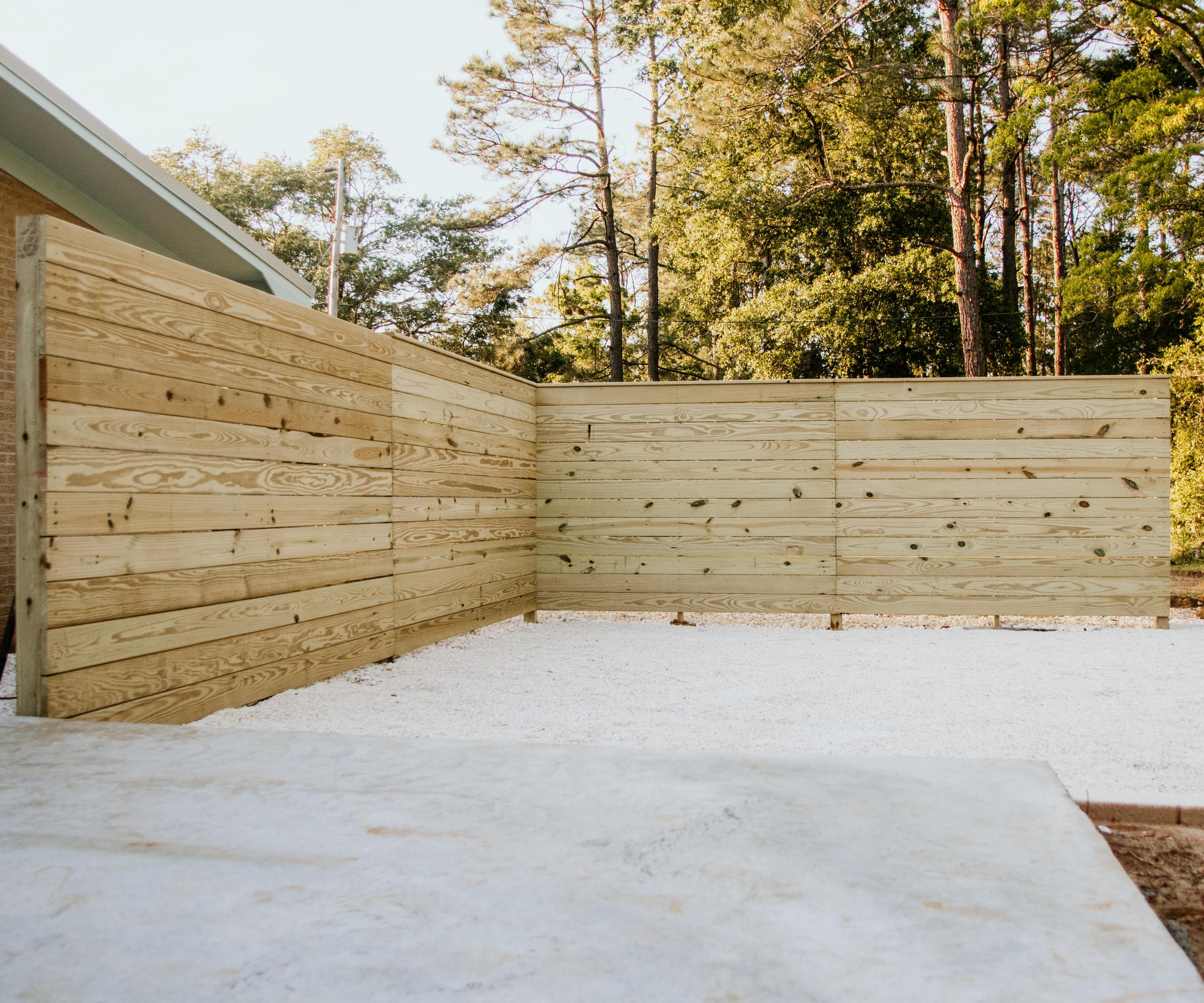 Horizontal Privacy Fence