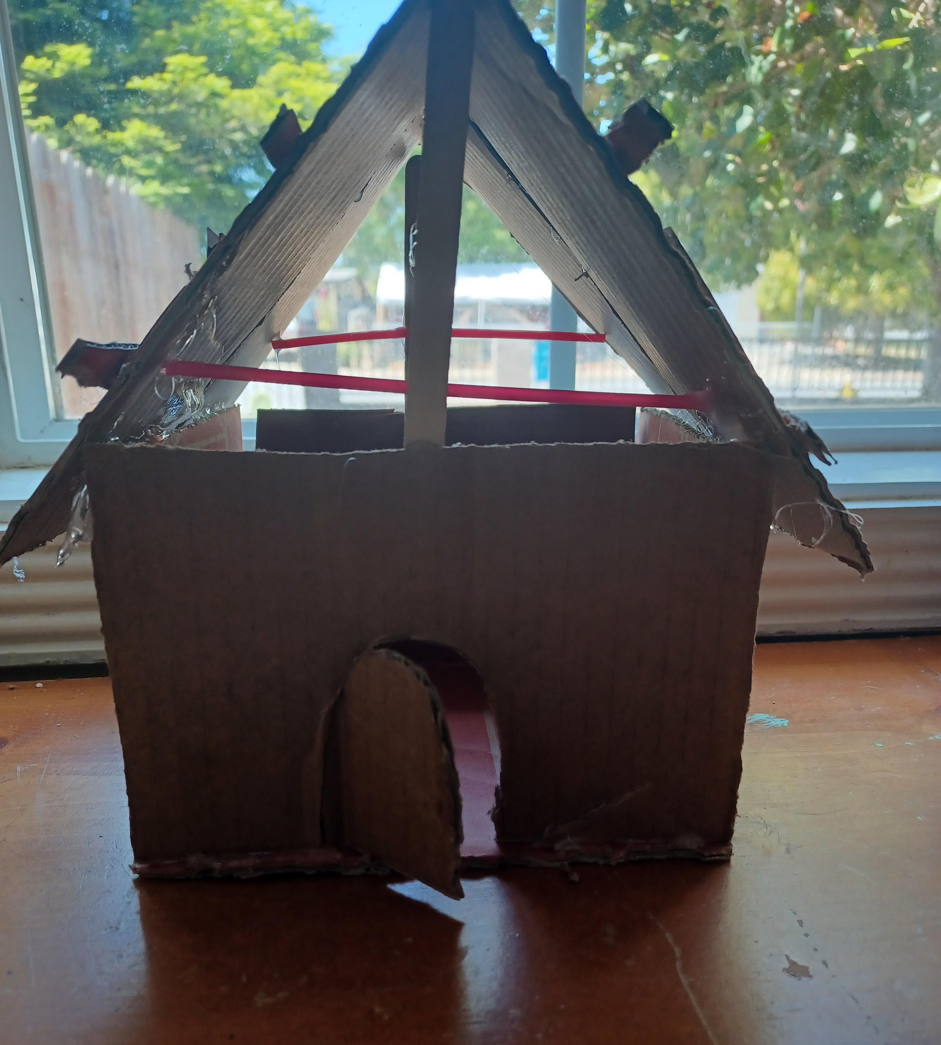 How to make a cardboard house