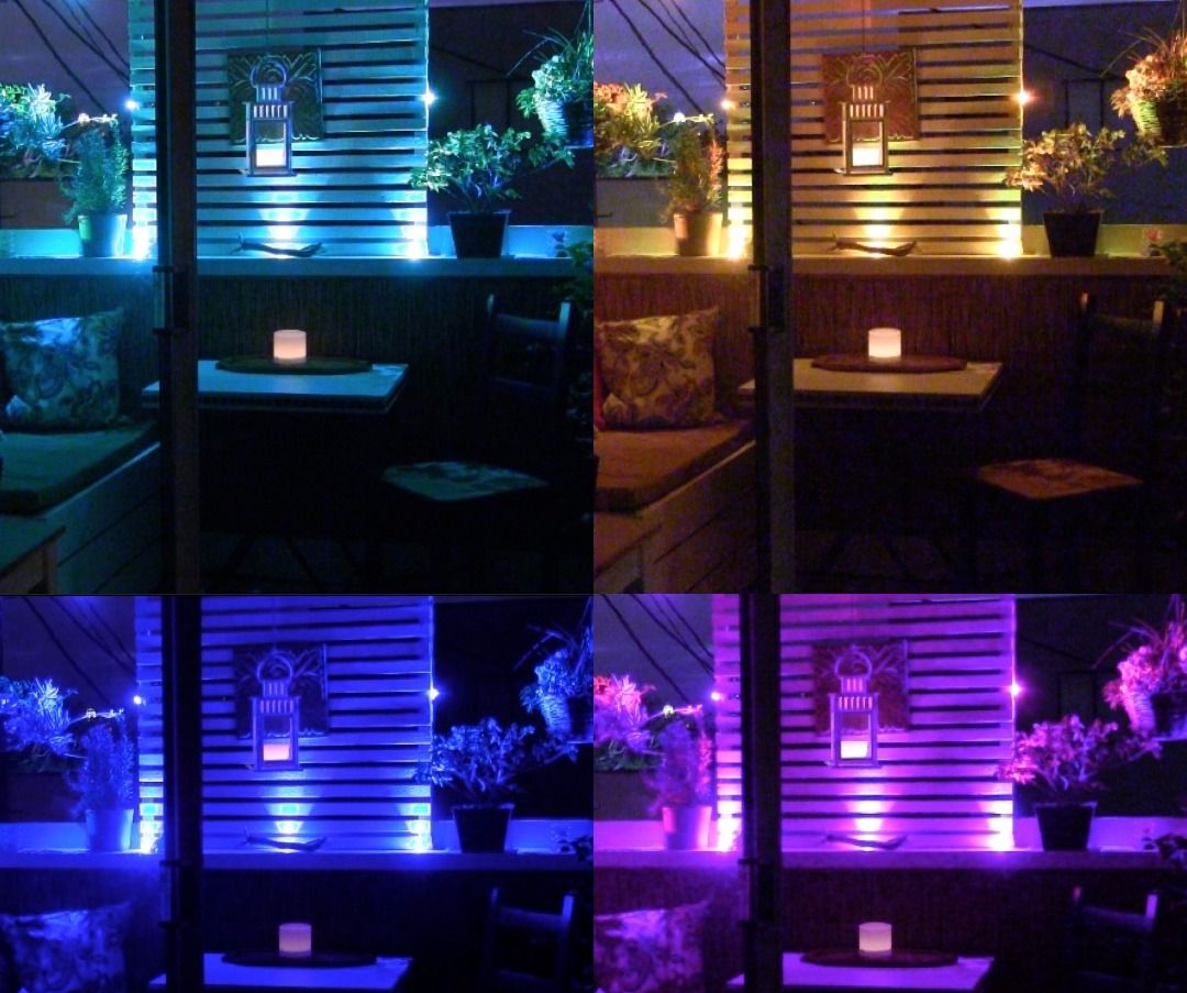 Decorating a small balcony w/ smart LED outdoor lighting