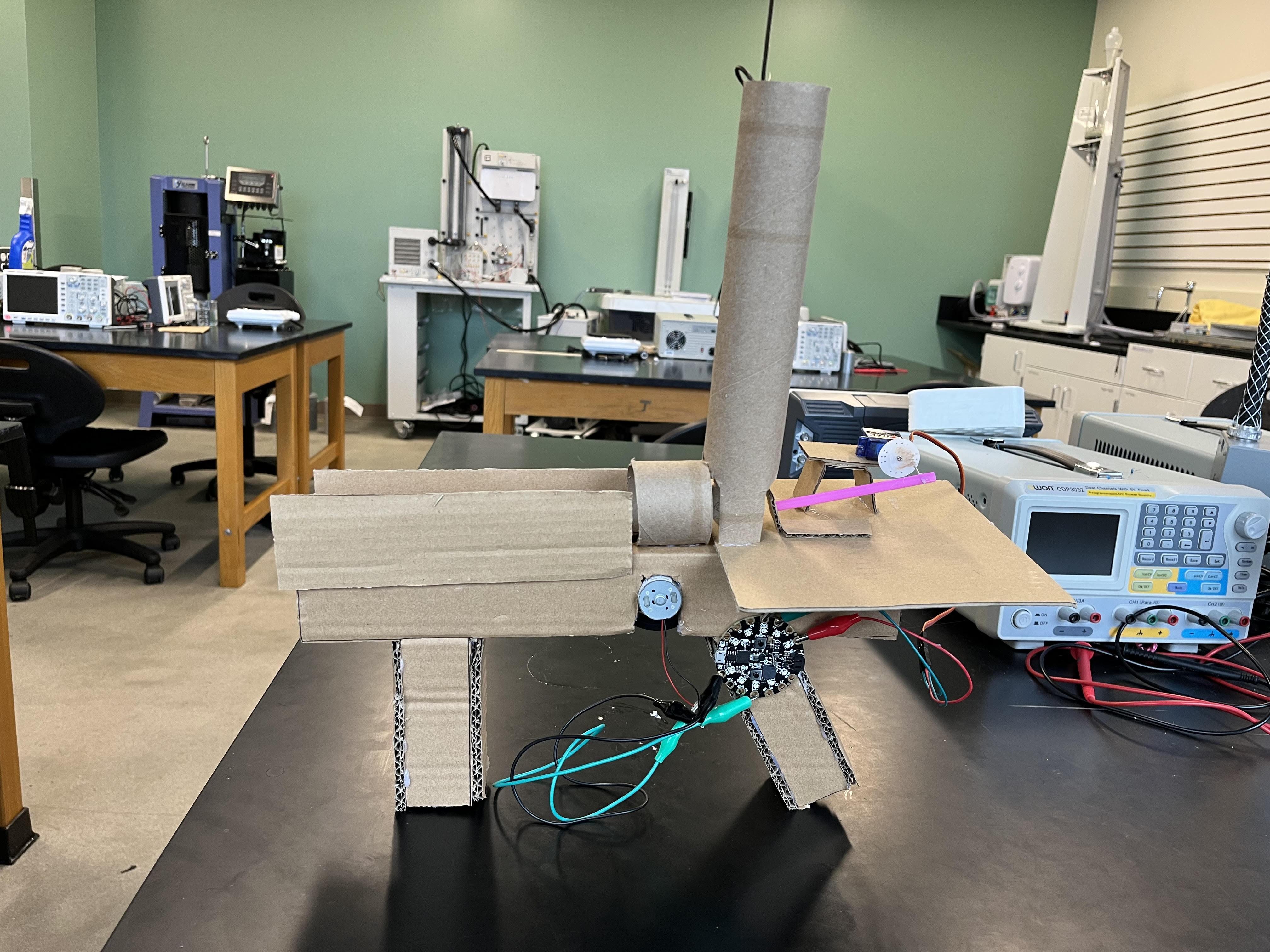 Ball Launcher With Temperature Sensor