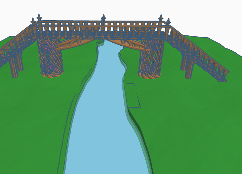 Wooden FootBridge for the "make It Bridge Challenge".