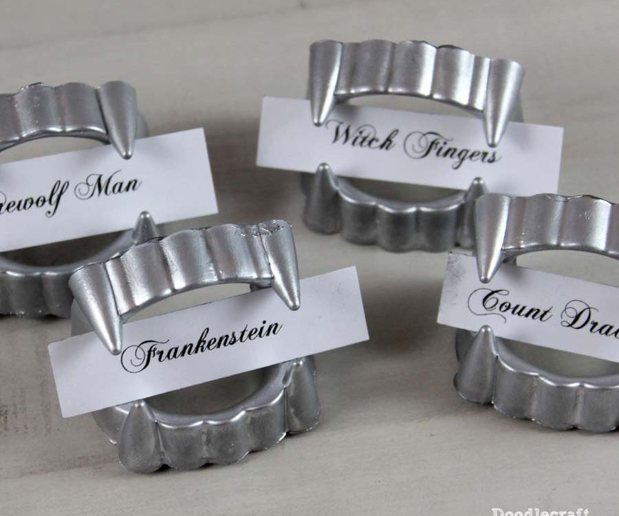 Vampire Fangs Place Card Holders!