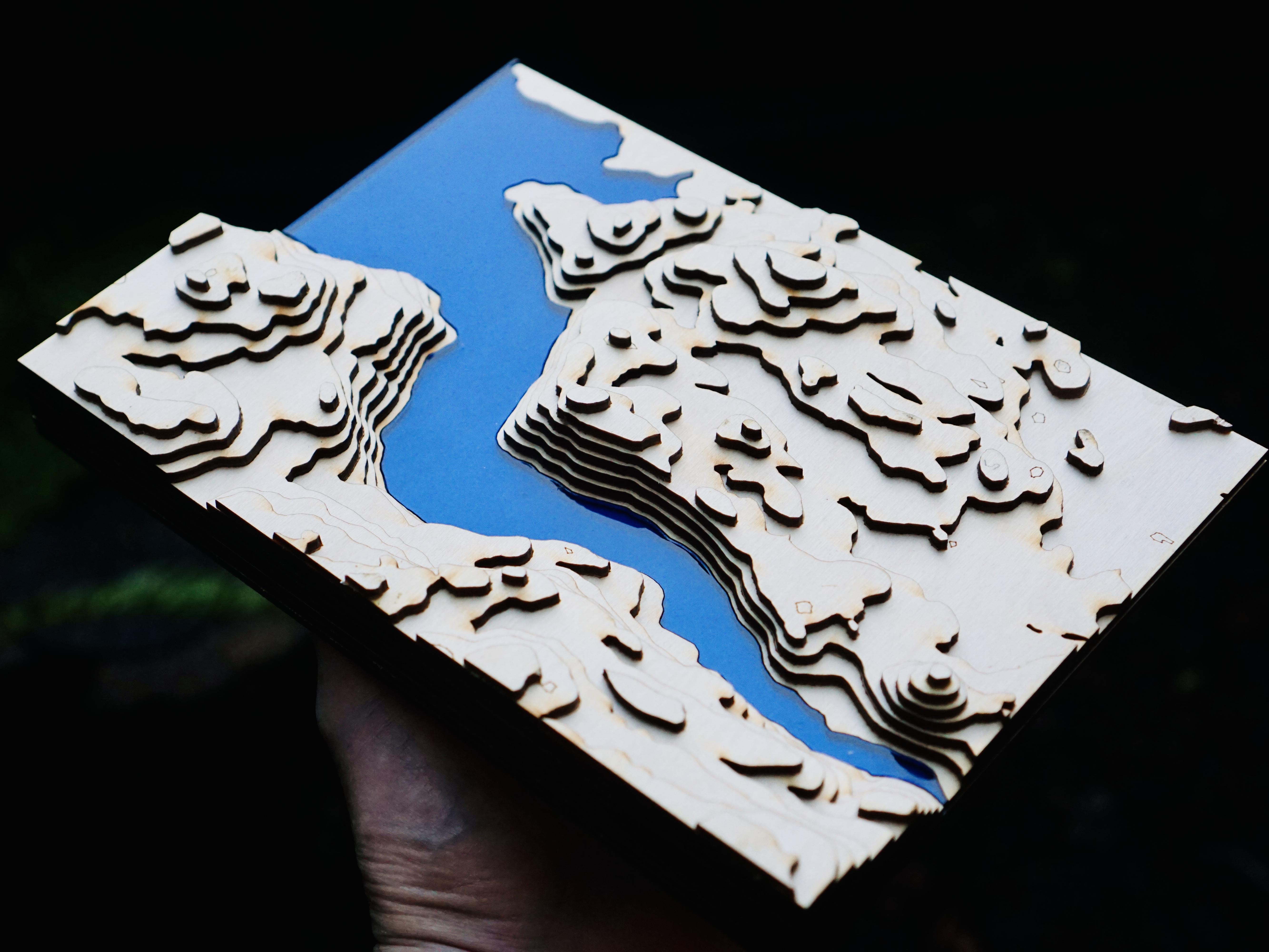 3D Contour Map