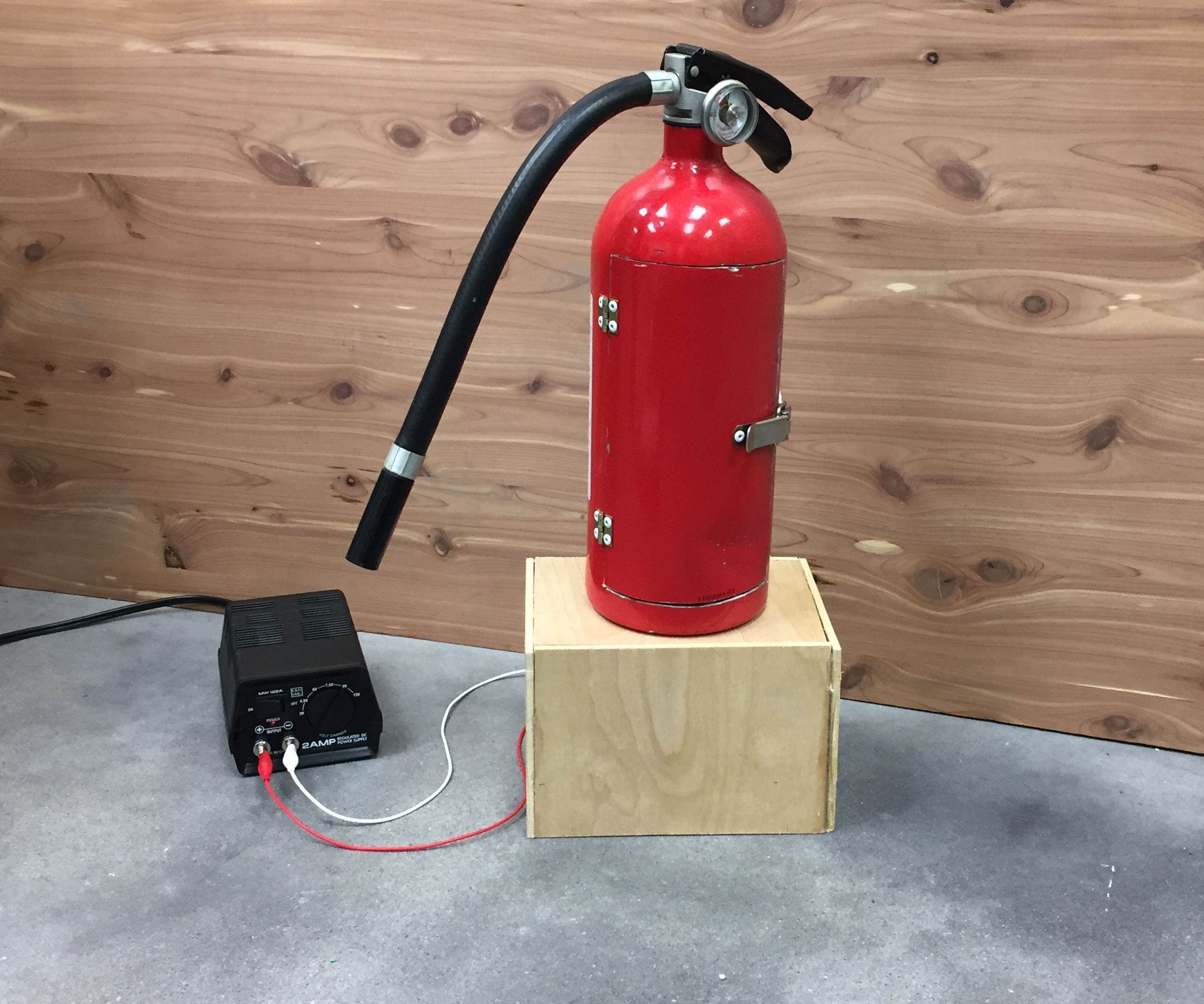 Fire Extinguisher Mini Fridge