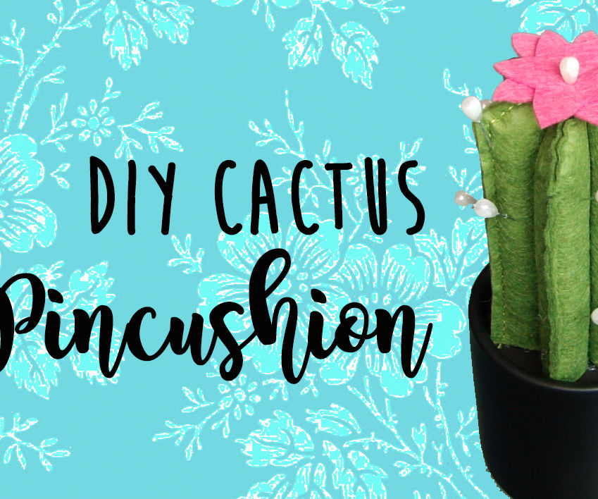 DIY Cactus pincushion!