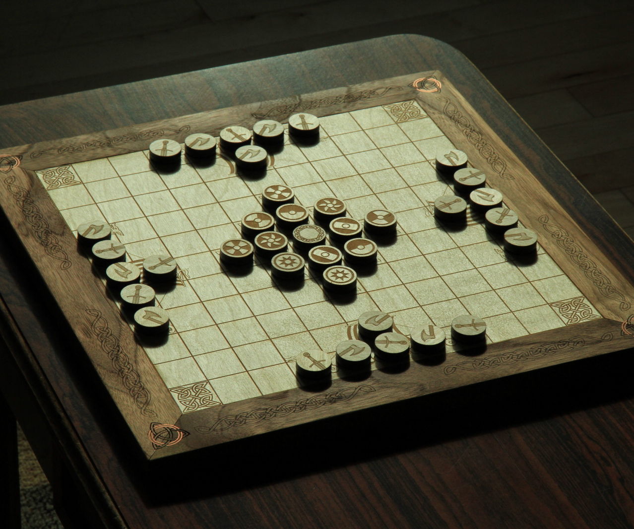 Magnetic Hnefatafl Board Game