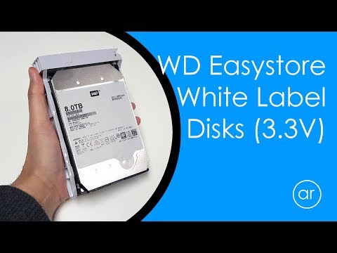 How to Fix the 3.3V Pin Issue in White Label Disks Shucked from Western Digital 8TB Easystore Drives