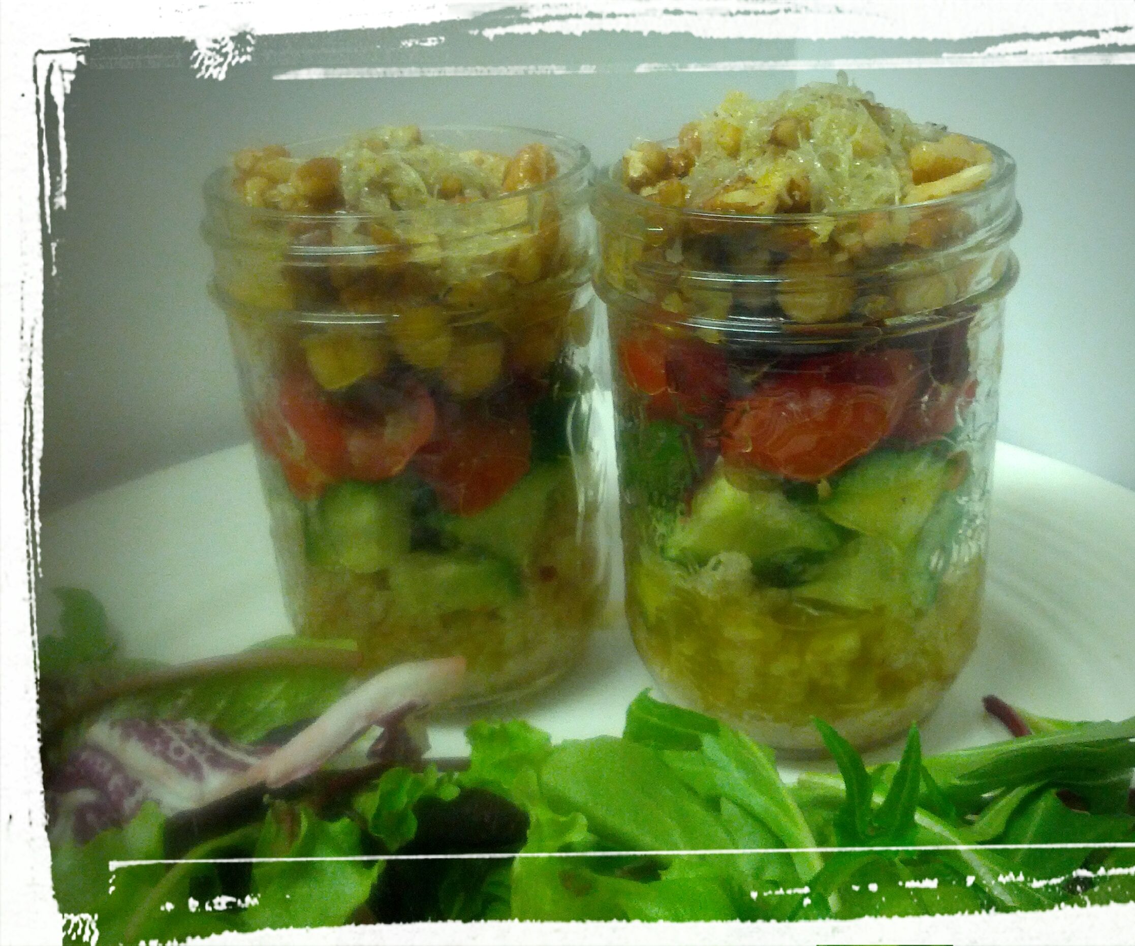 Hipster Bulgar Salad w/ Olive Oil Dressing