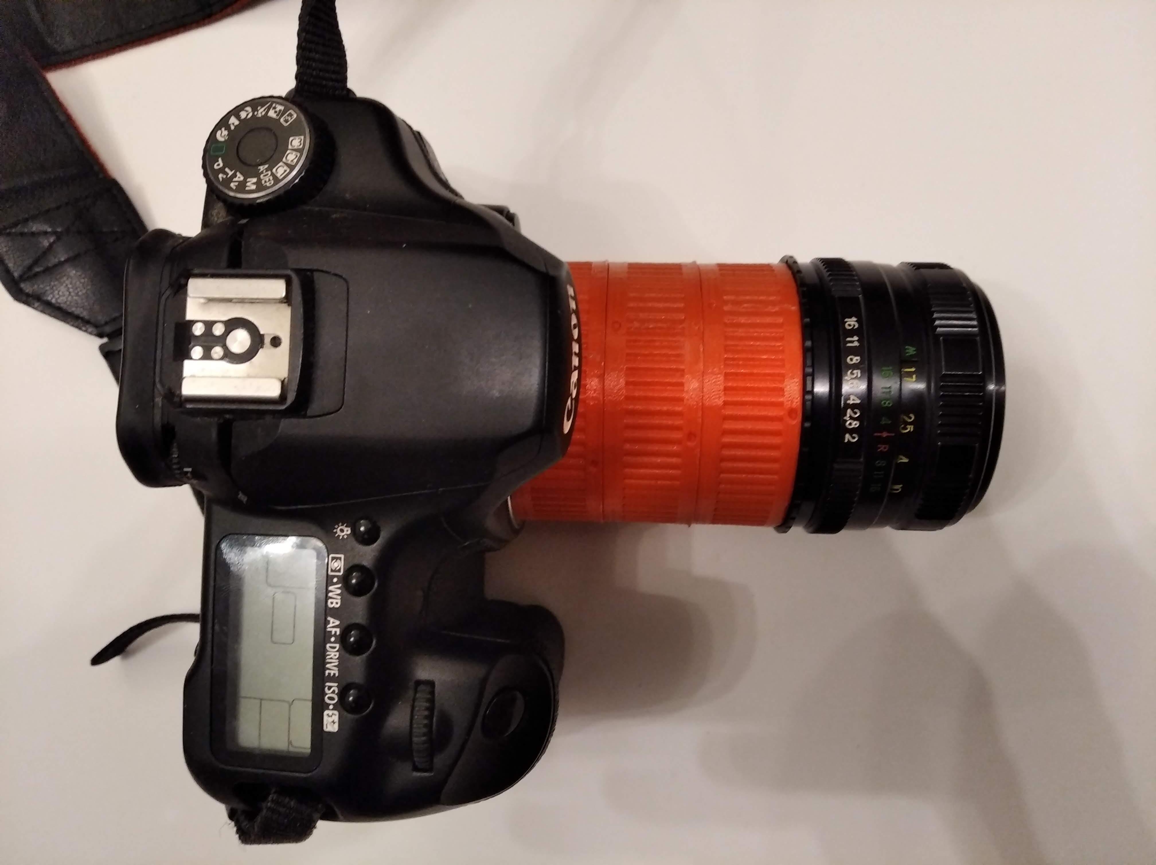 Turn Any Manual Lense to Macro Lenses (with 3D Printer)