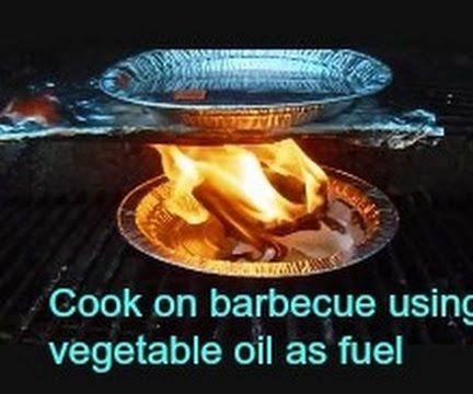 DIY EMERGENCY STOVE on a barbecue with no propane