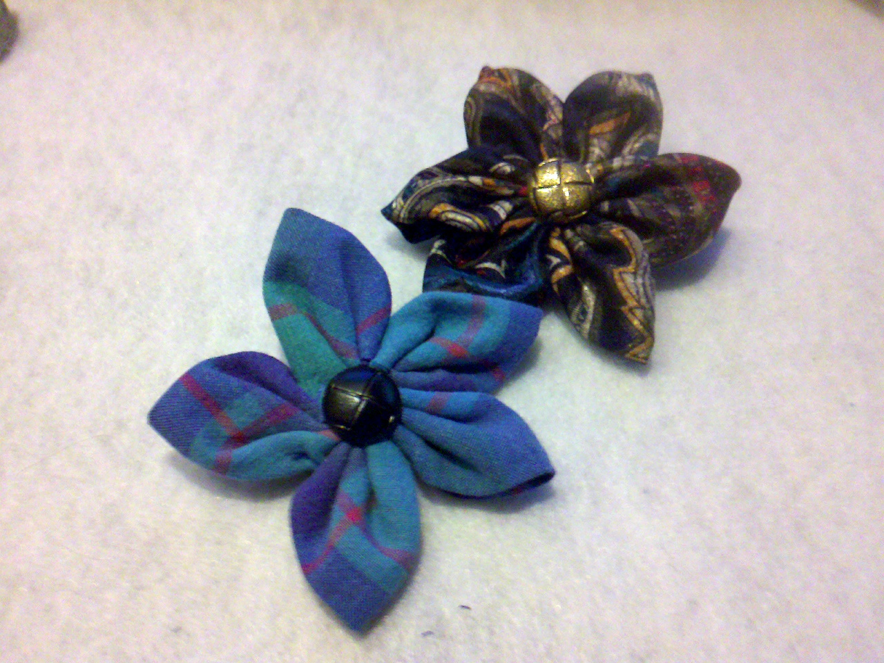 Tsumami Kanzashi Hair Clips Simplified