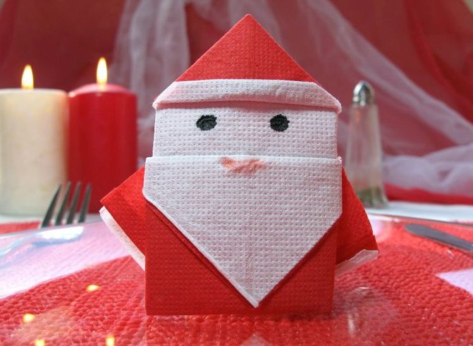 Easy Origami Santa Claus - Video Instructions