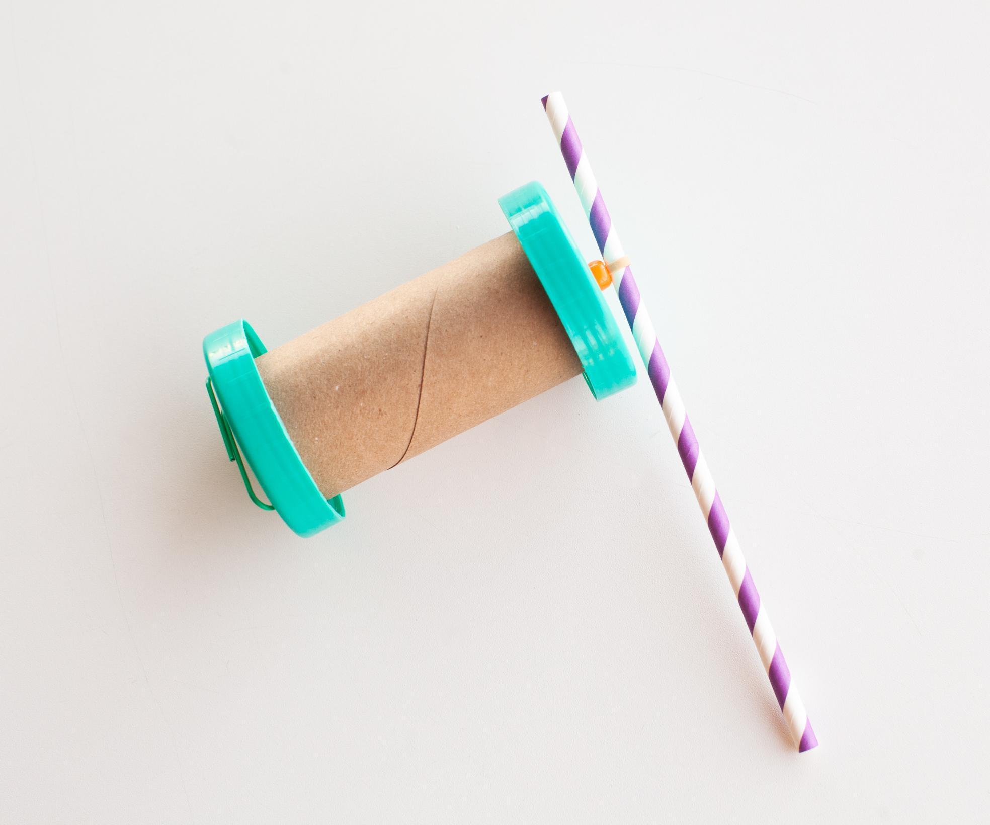 Simple Rubber Band Car With Cardboard Tube STEAM Activity