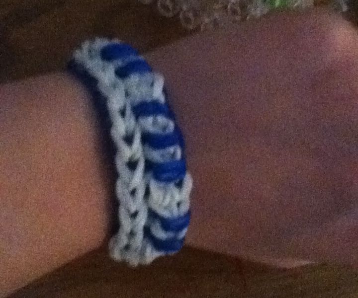 Rainbow Loom Piano Bracelete (WITH ONE LOOM)