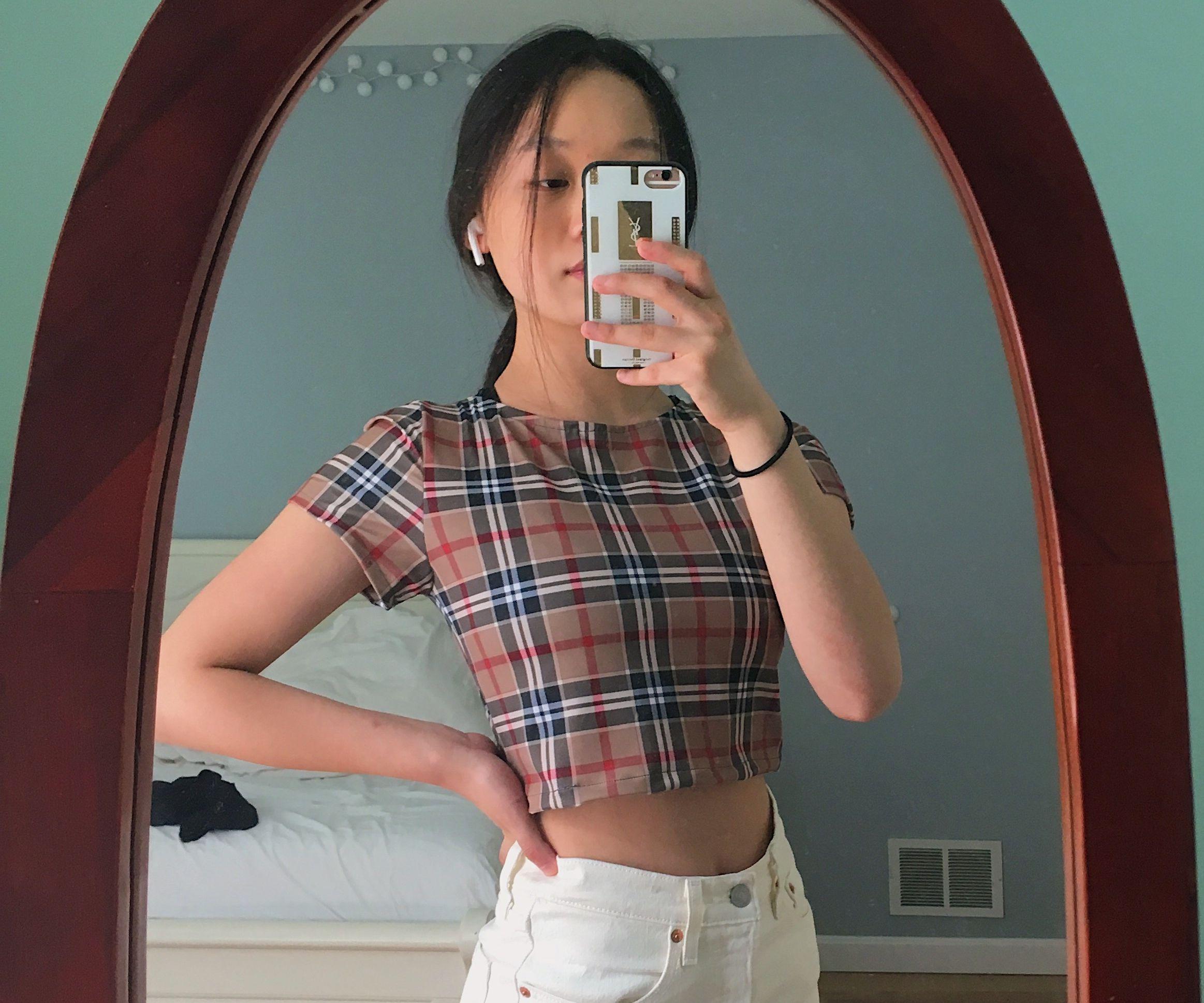 Scoop Neck Crop Top 