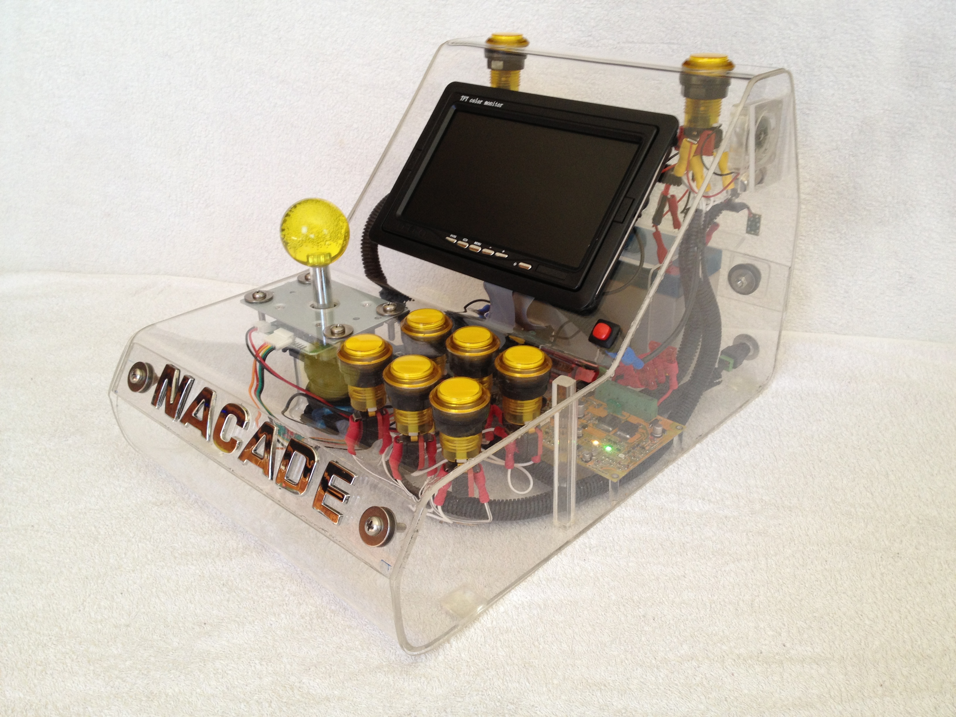 NaCade - the Naked Raspberry Pi Arcade Machine