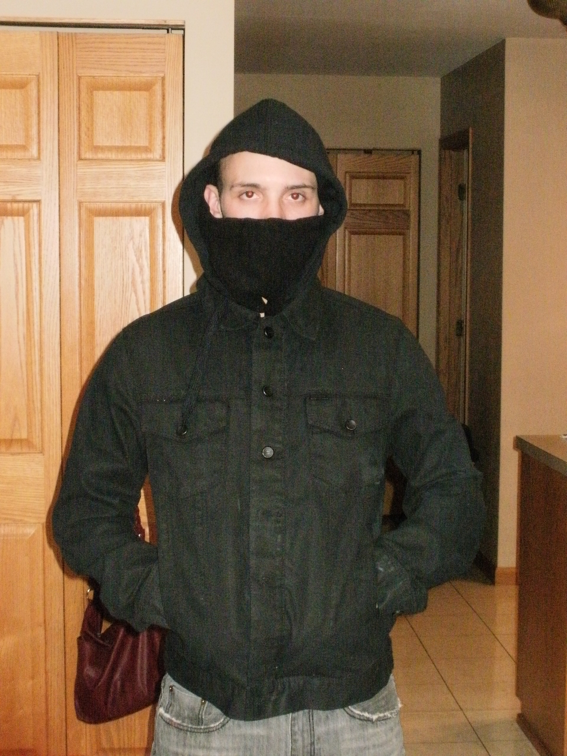 Jacket With Built in Face Mask