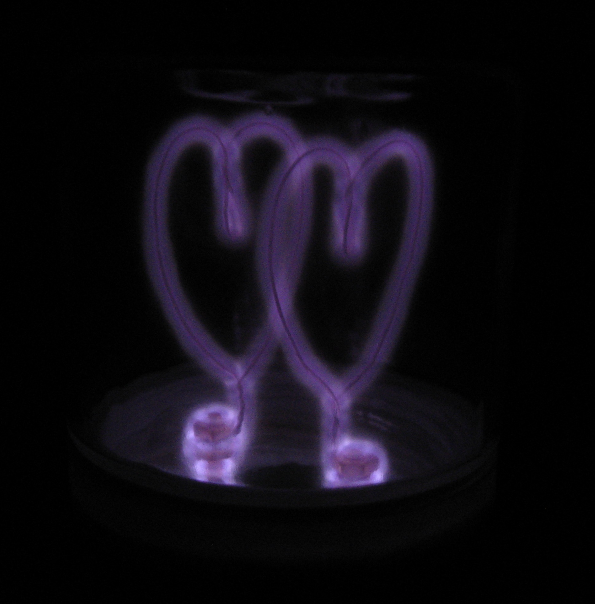 Twin Hearts Glow Lamp