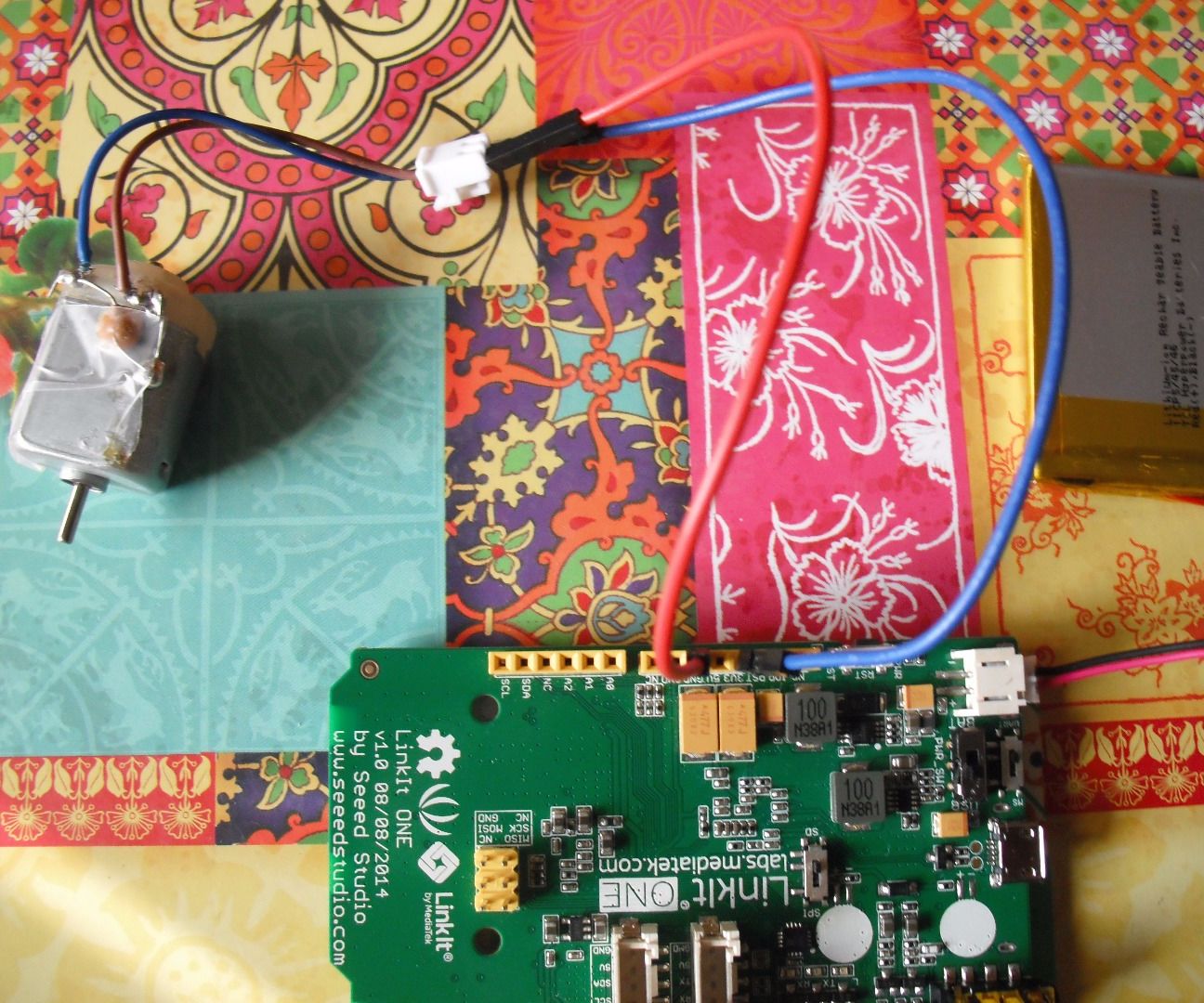 Using a Motor with Linkit ONE