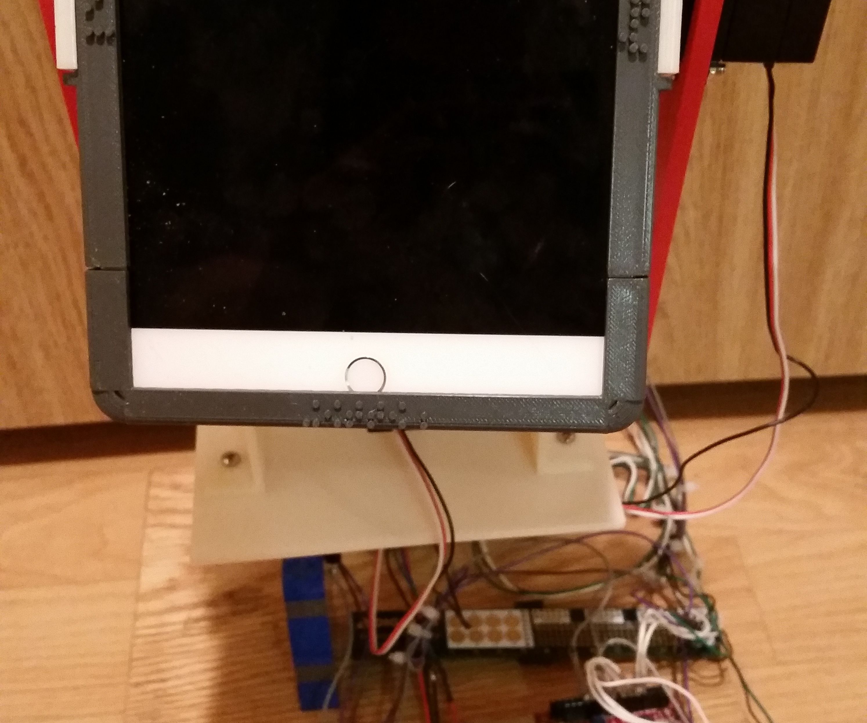 3D Printed Pan Tilt iPad Mount