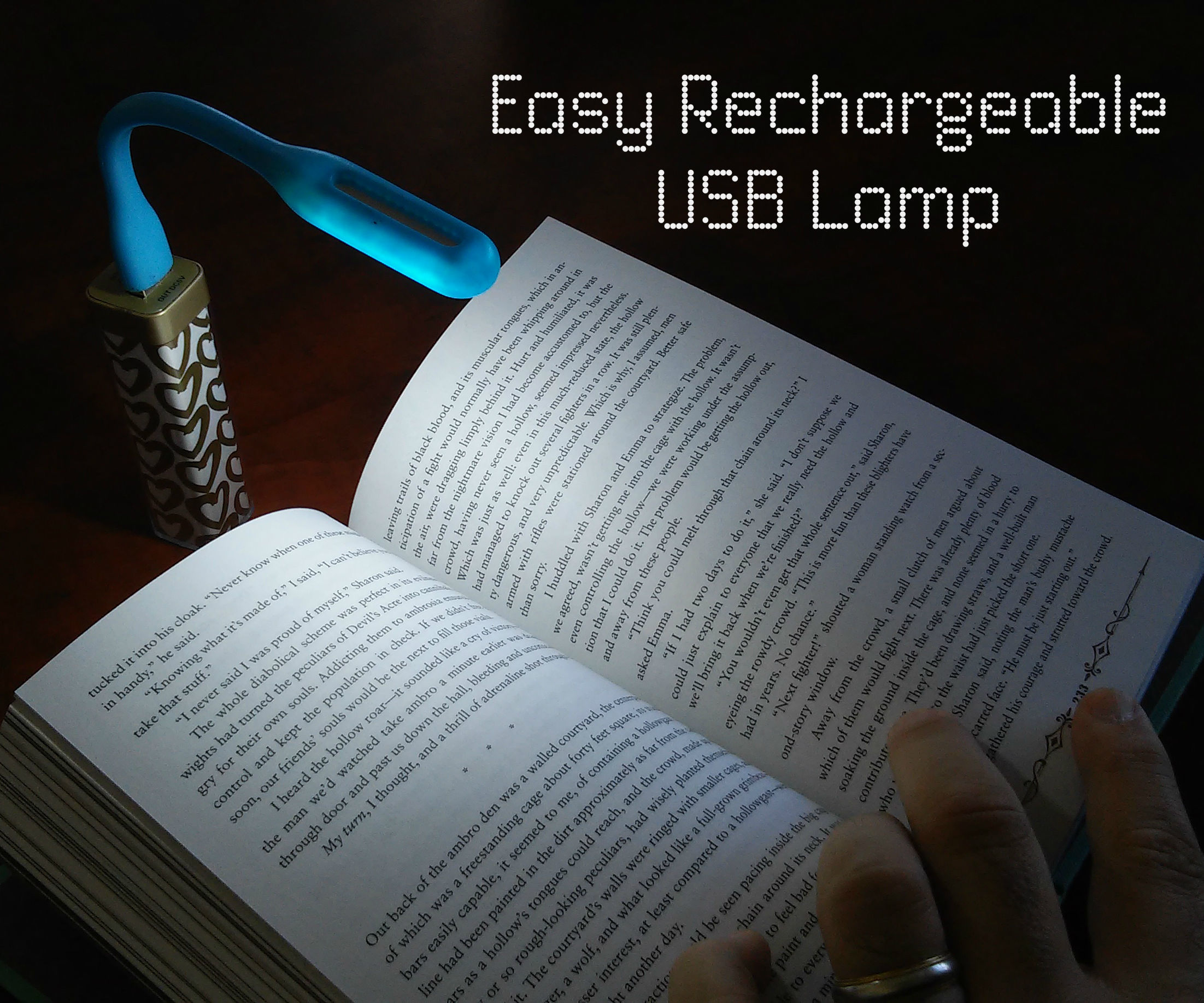 Easy rechargeable USB lamp