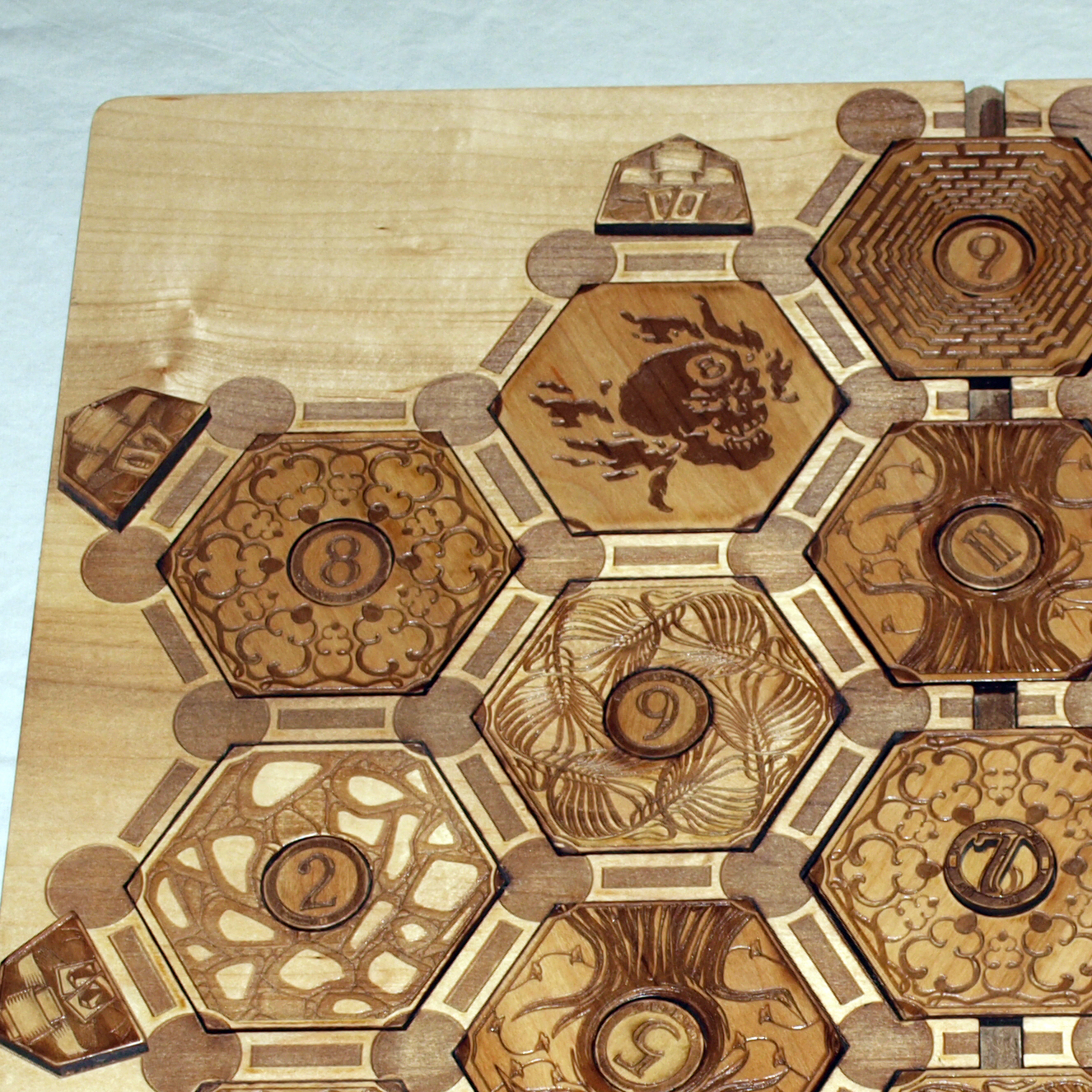 Custom Laser Cut Catan Board