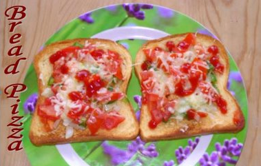 Bread Pizza -- Quick Delight