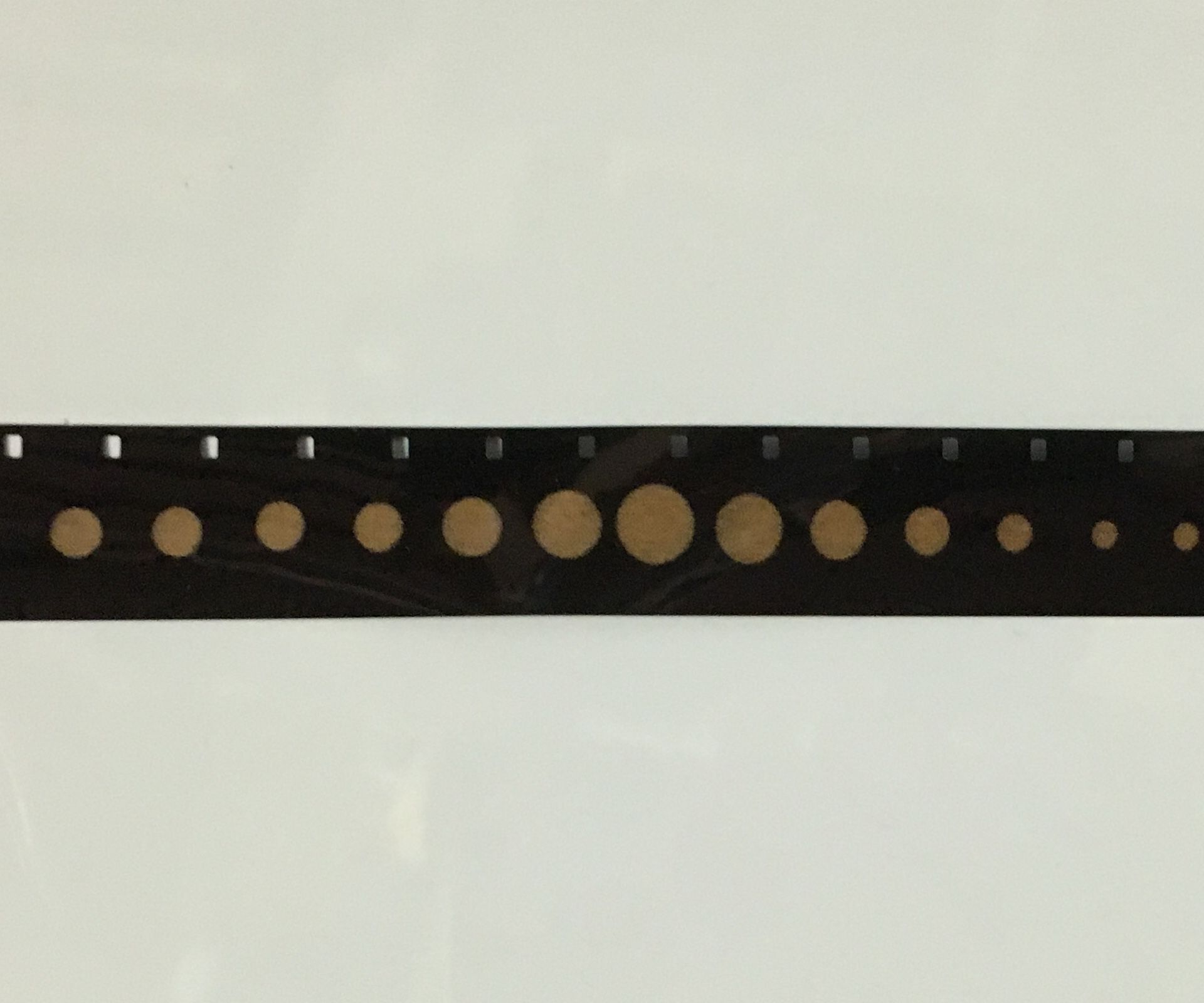Laser-Etched 16mm Film Strip