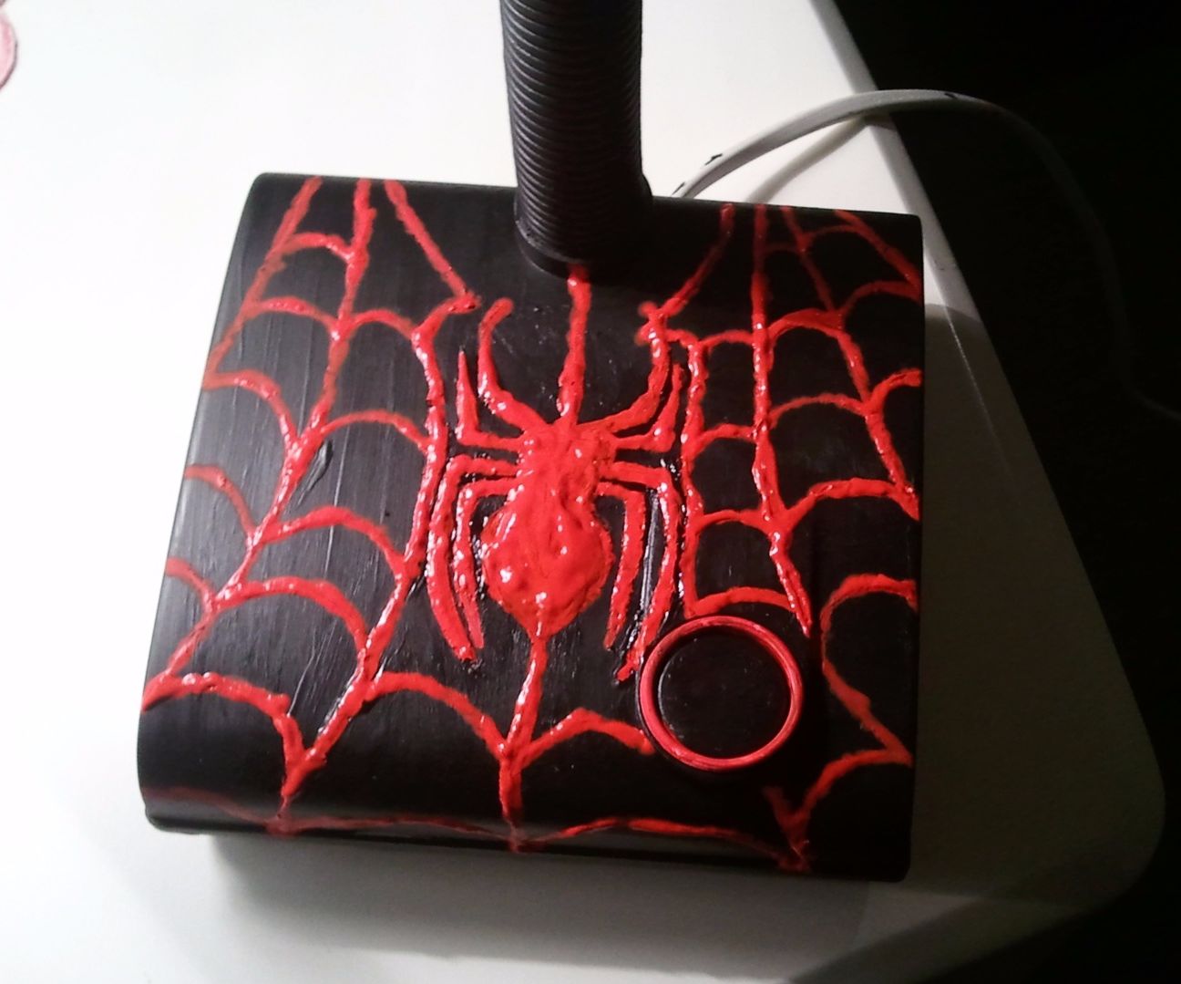 Spider Man Desk lamp Before and After