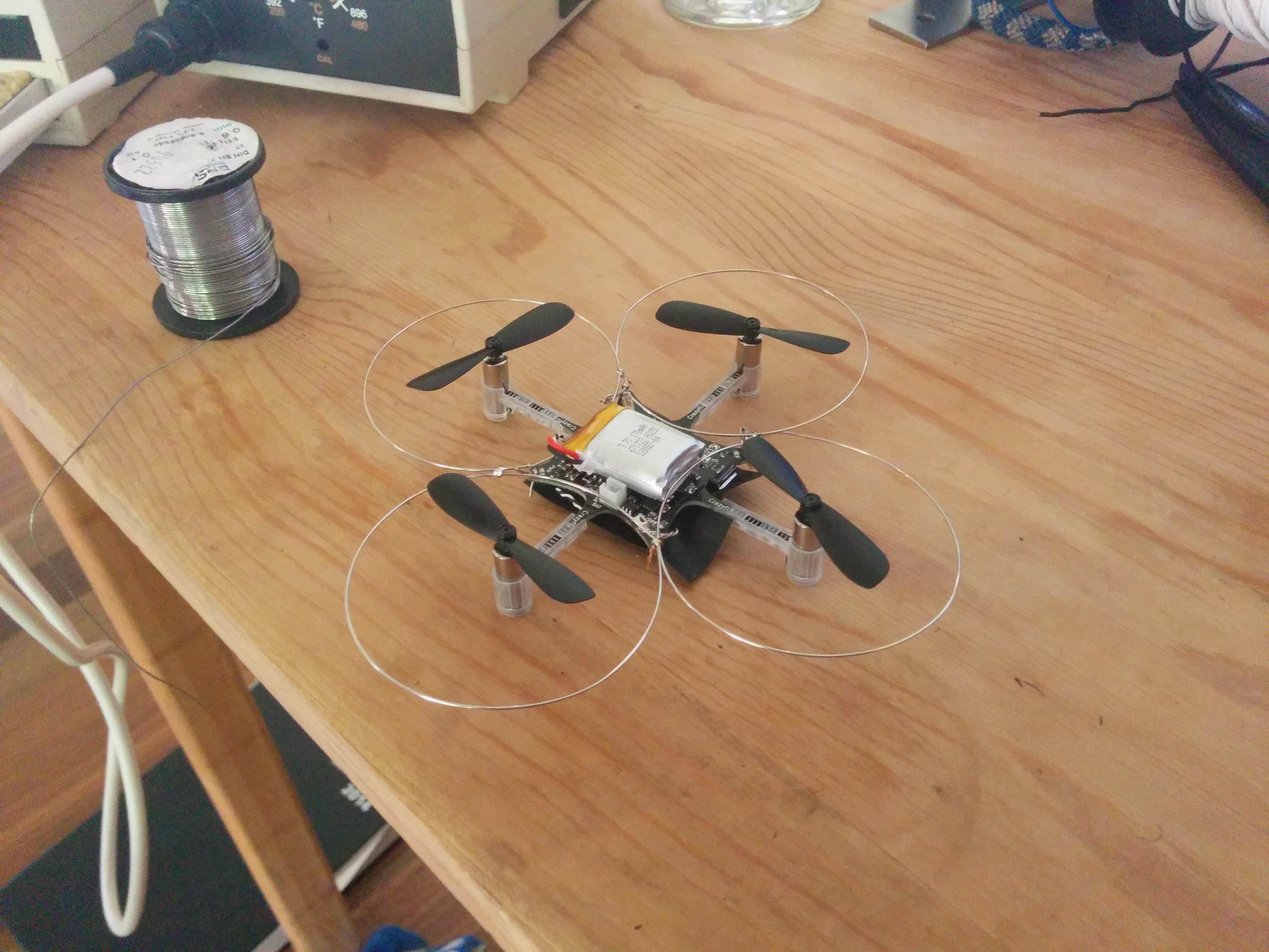 crazyflie nano quadcopter training wheels