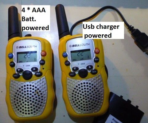 Cheapest (~10-15USD/unit) wireless intercom or Simple USB powered Walkie Talkie hack
