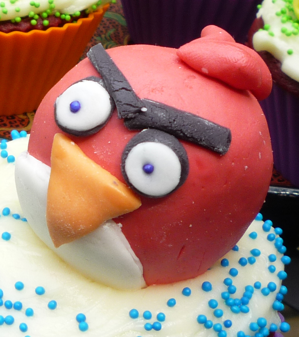 Angry Birds Cupcakes