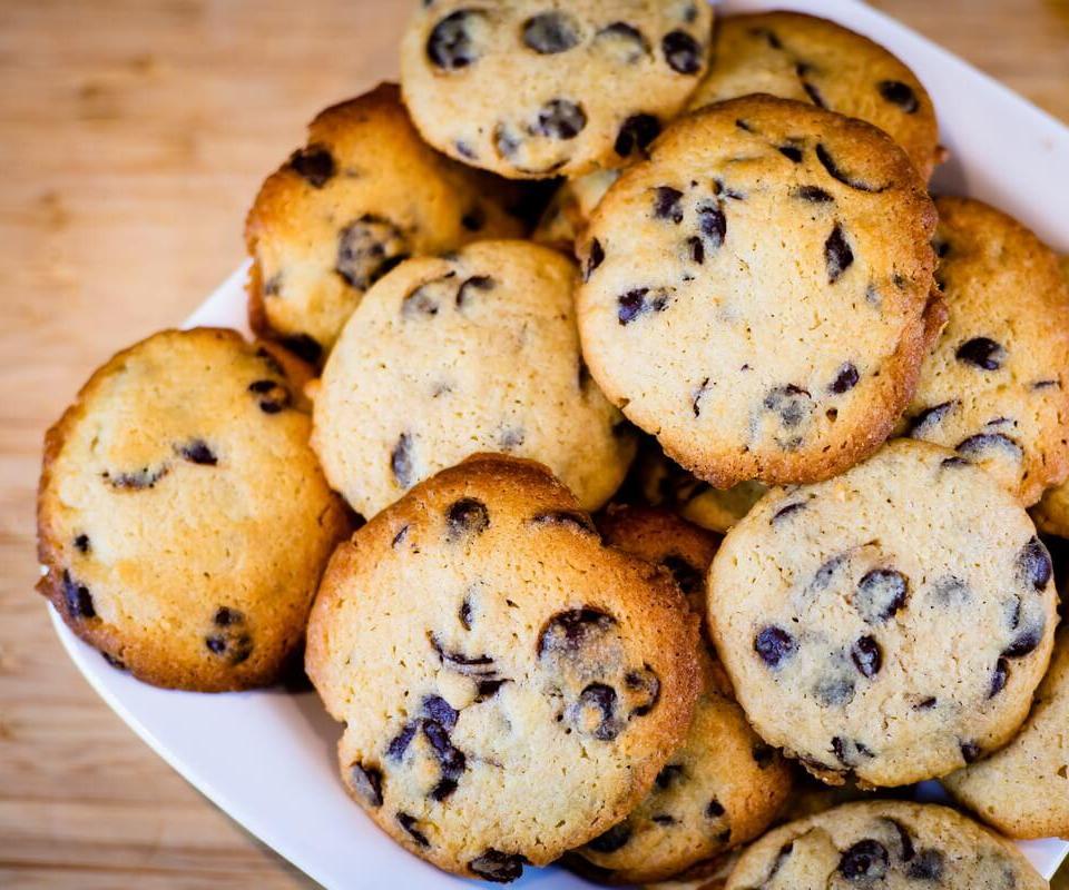 Soft Baked Chocolate Chip Cookies