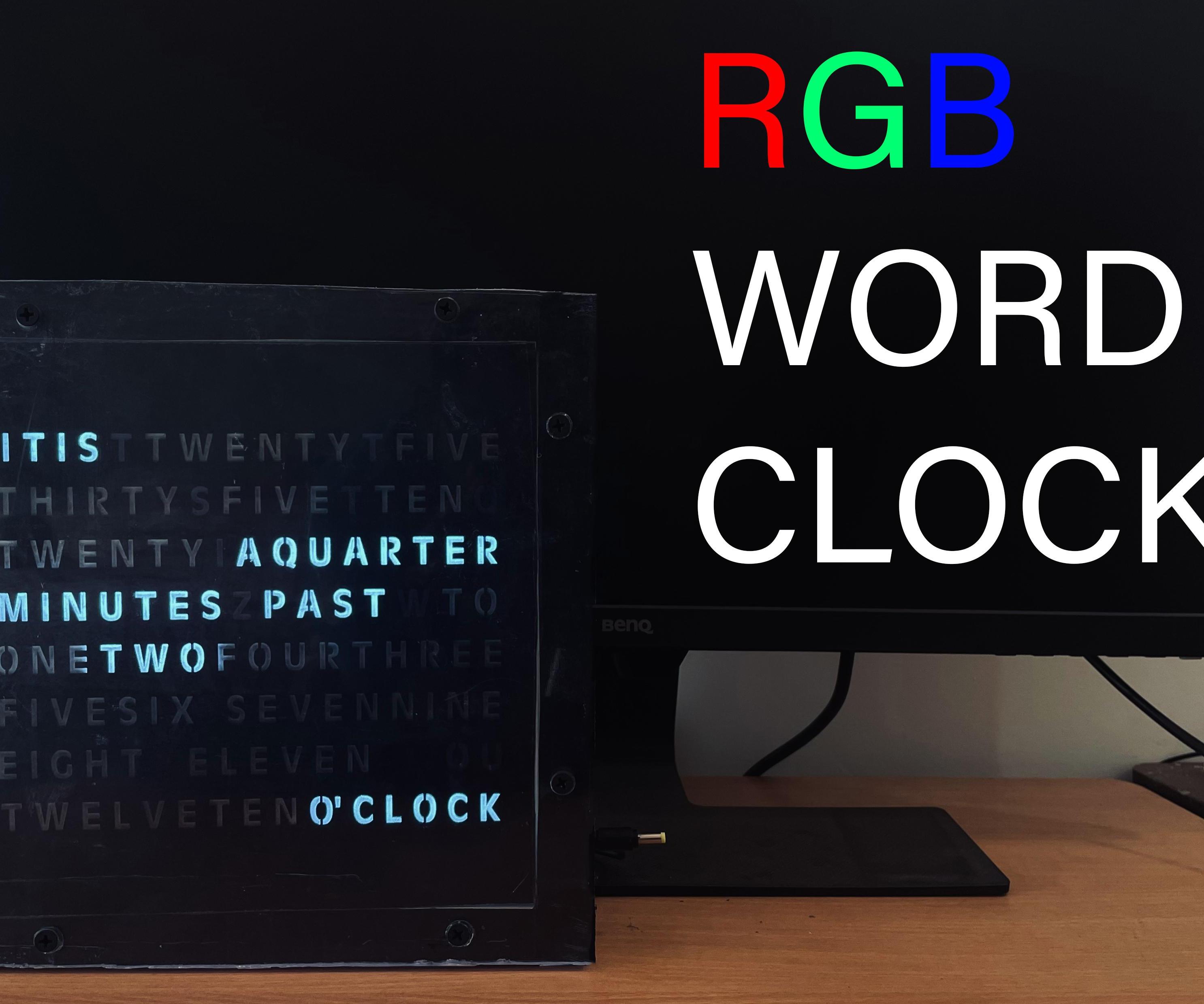 RGB Word Clock