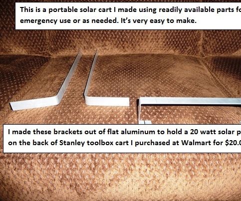 Portable DIY Solar Cart