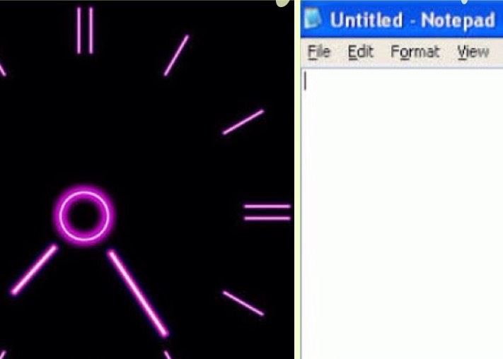 Clock With Notepad