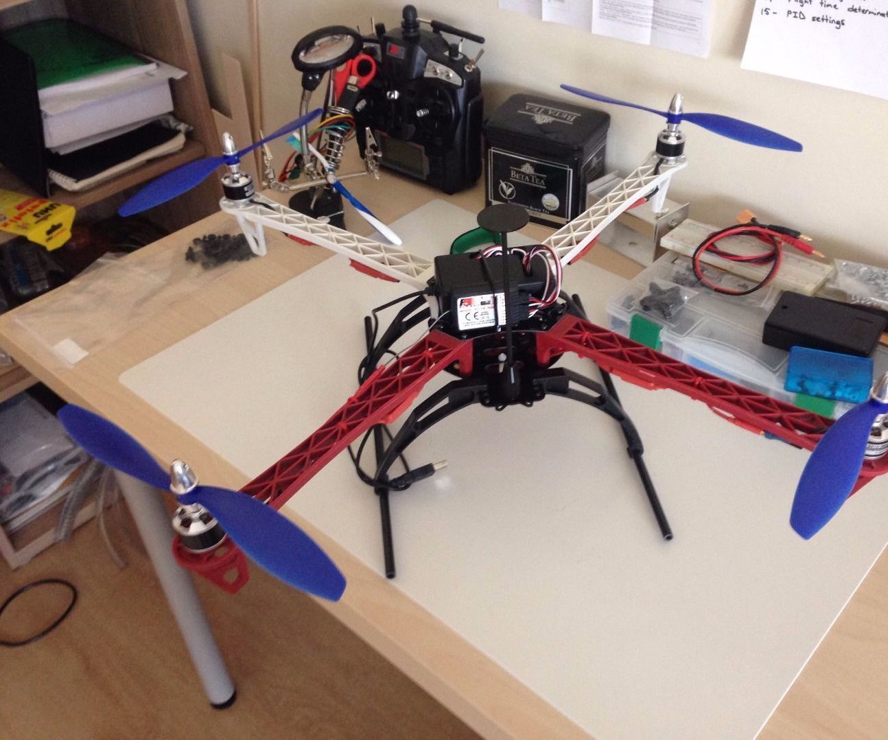 Quadcopter with crius AIOP v2 megapirateng code