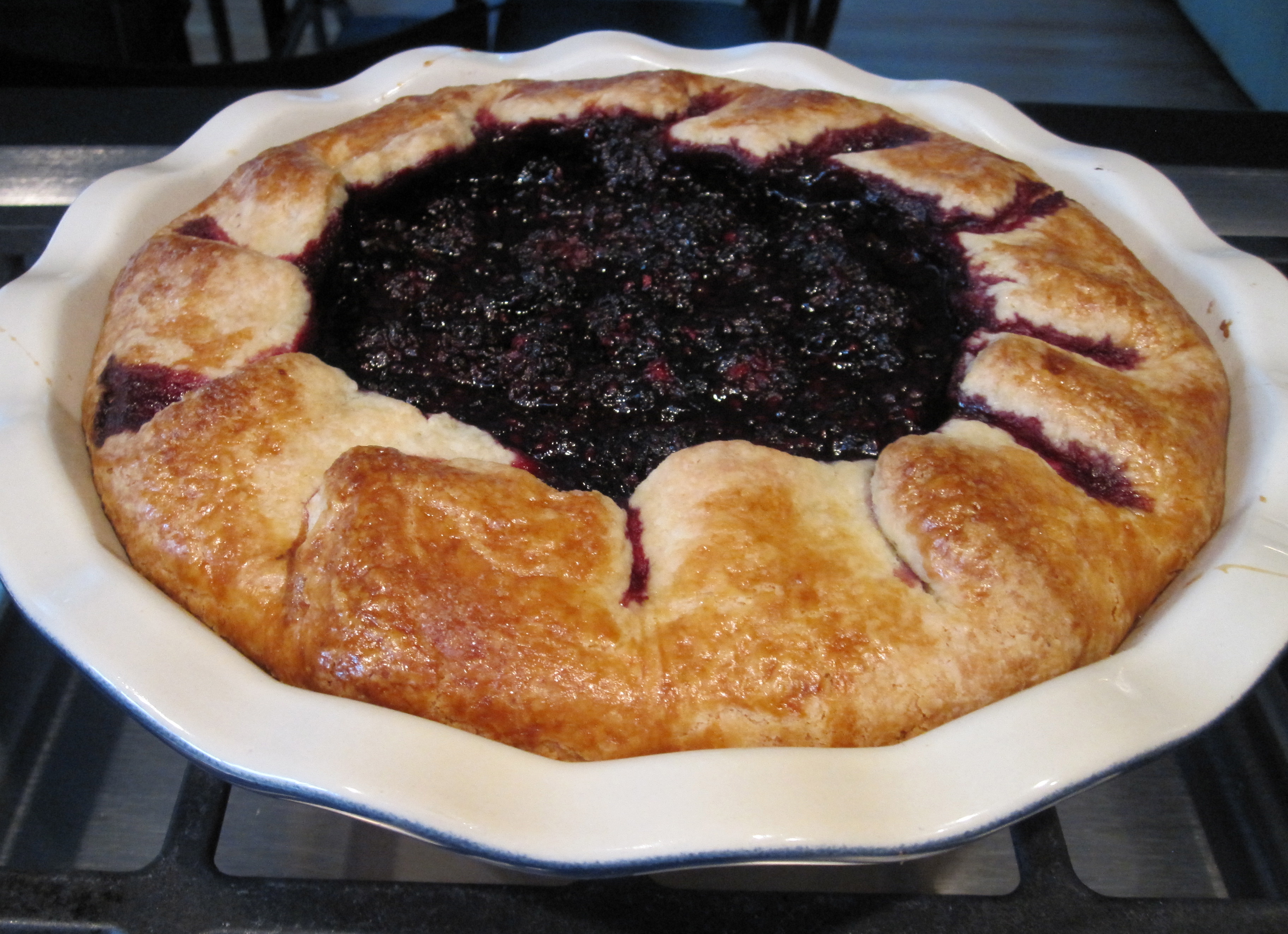 Berry Crostata with Cornmeal Crust
