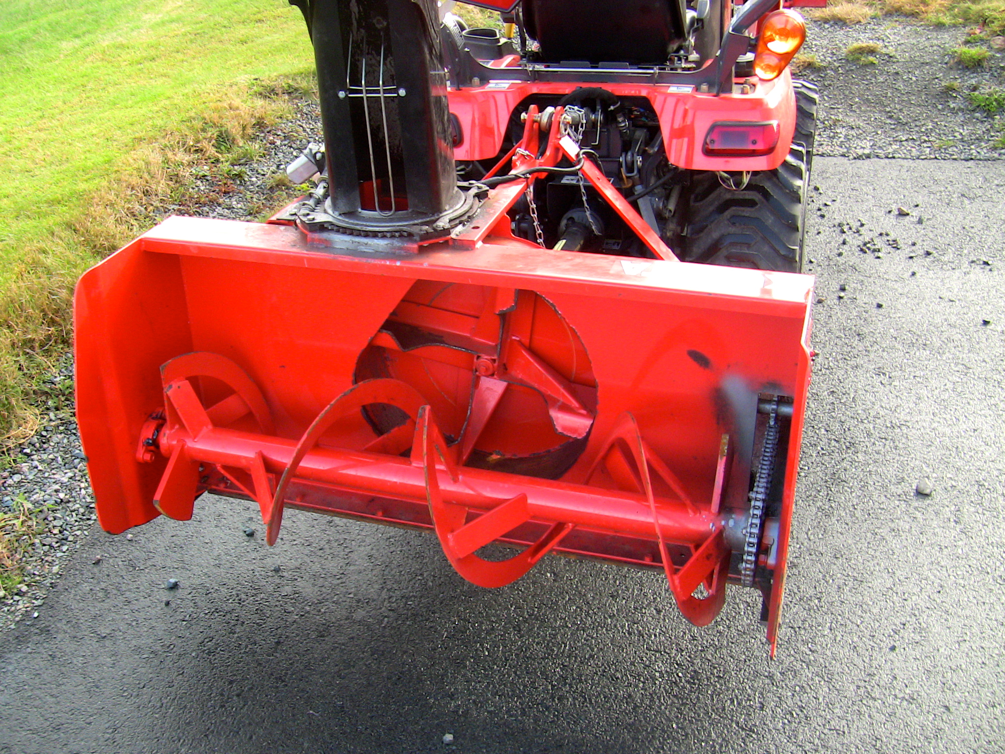 Installing Snowblower on Kubota BX Tractor