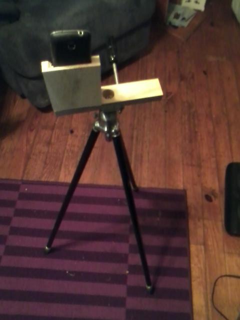 Quick and Dirty Phone Mount for video capture 30 minutes or less
