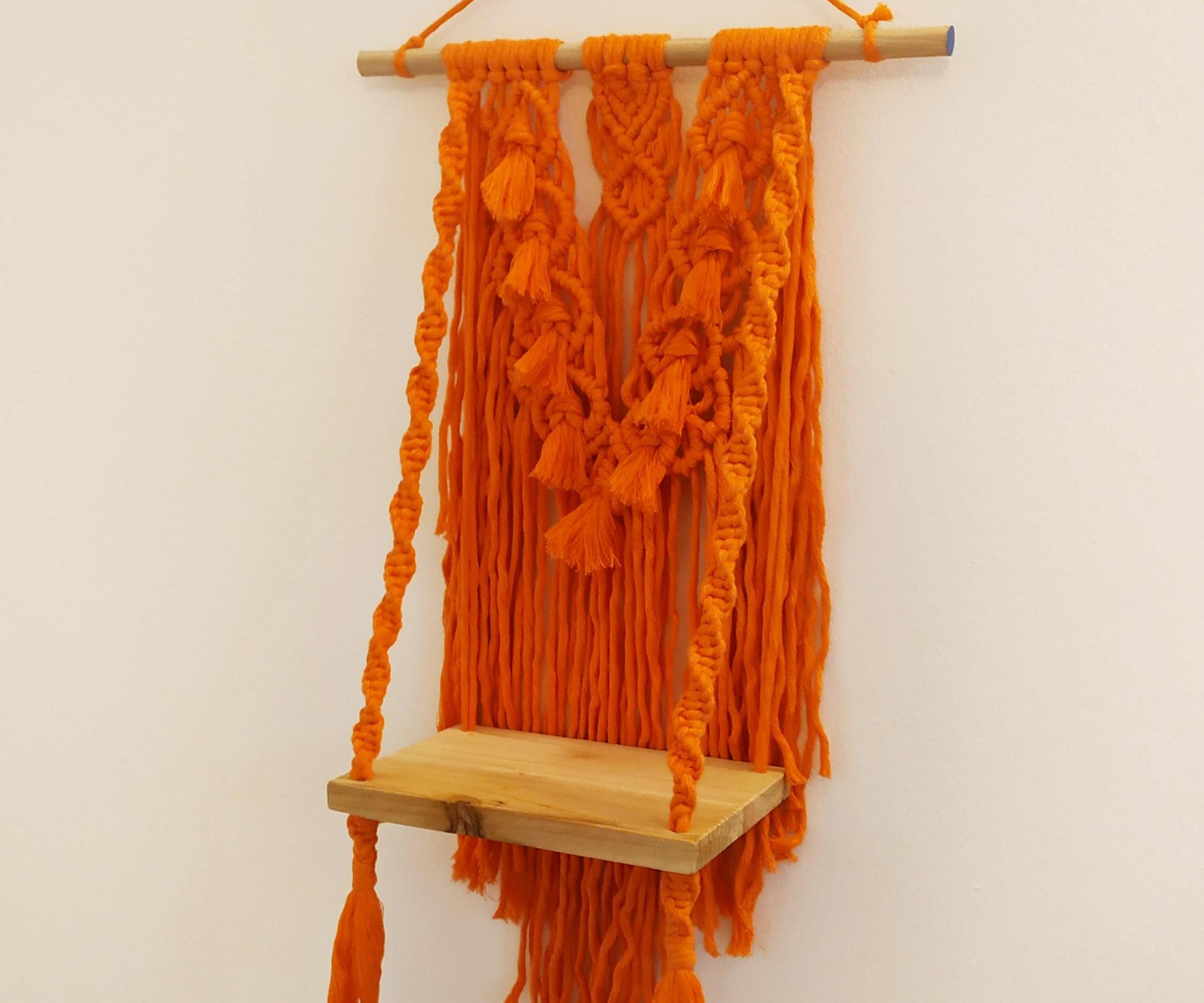 How to Make a Macrame Wall Hanging Shelf