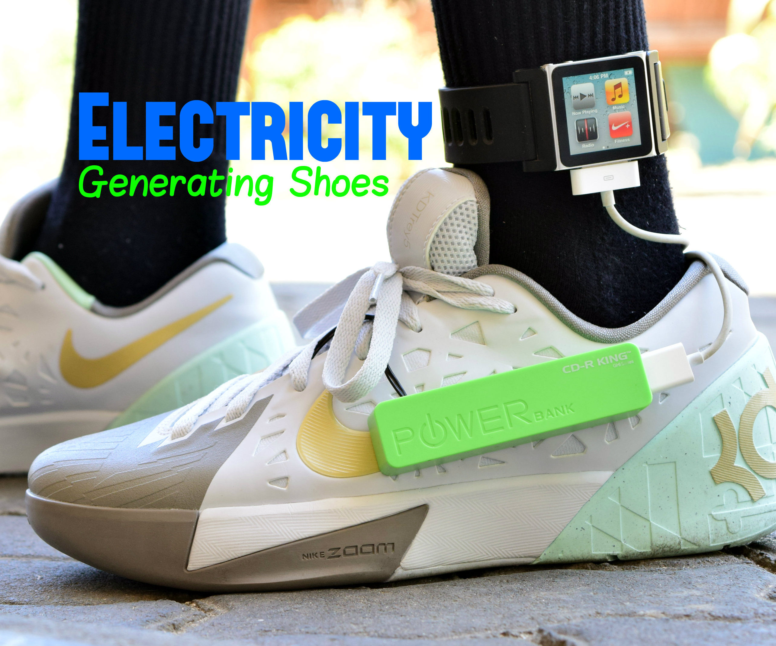 Electricity Generating Footwear - Generate Electricity by Walking (Concept)