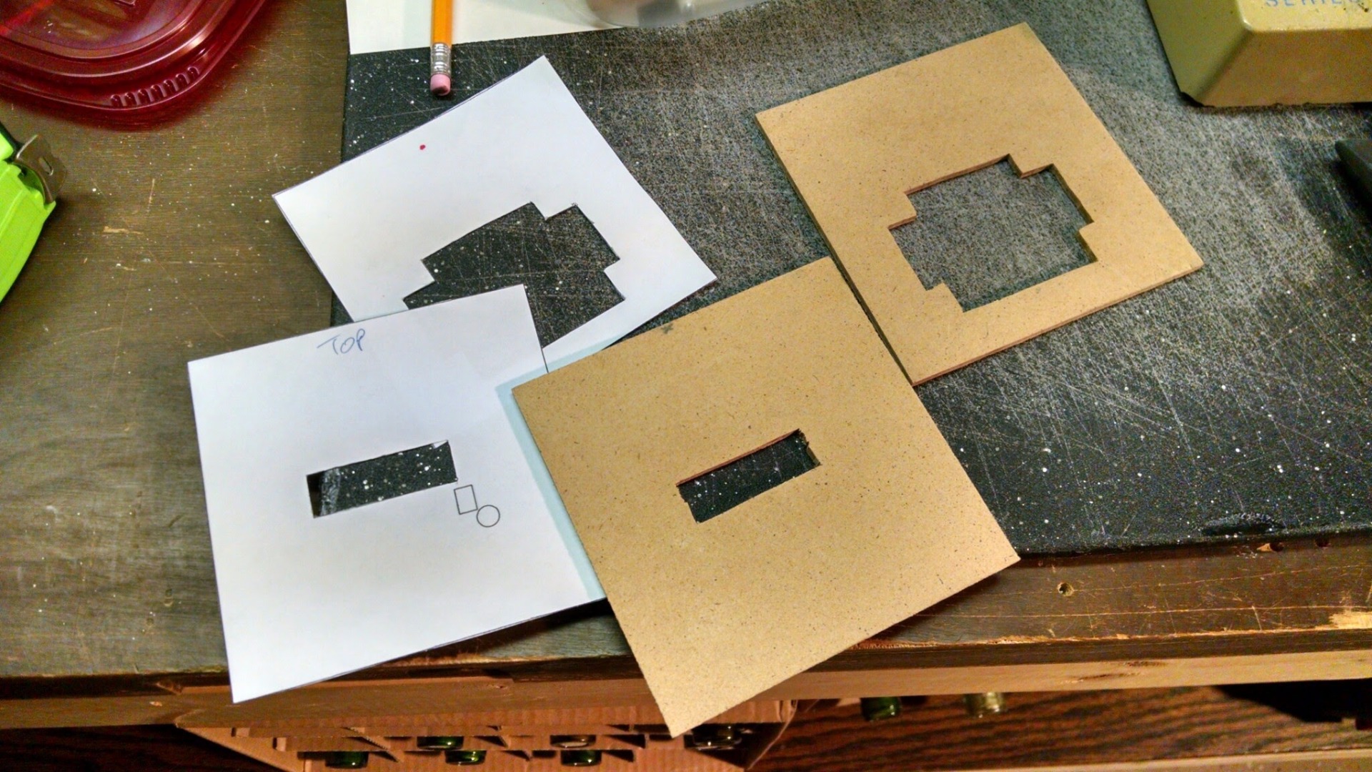 02 - The faceplate templates were cut out by drilling a starting hole inside and then finished with a jigsaw.jpg