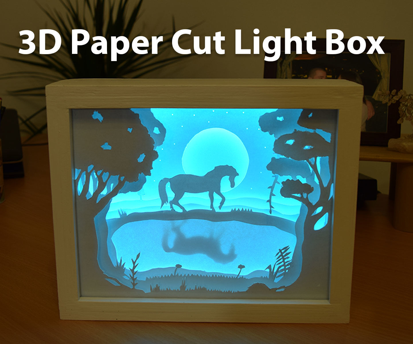 How to Create a 3D Paper Cut Light Box | DIY Project