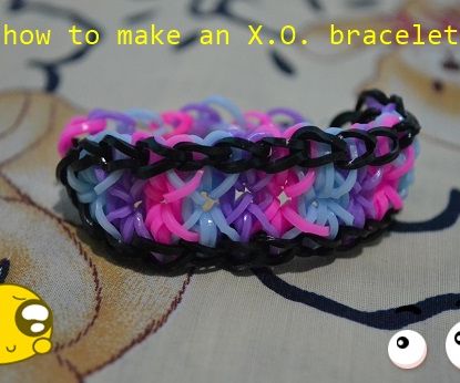 how to make an X.O. bracelet